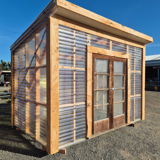 Just built at Graceworks! 🌿 Patrick’s put together this stunning greenhouse