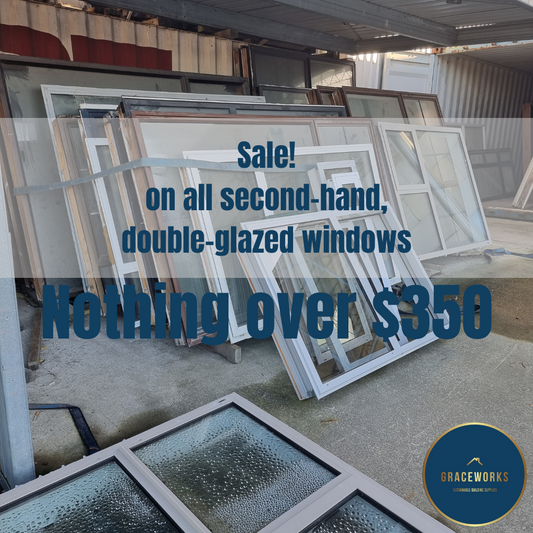 Sale On All Second-Hand, Double-Glazed Windows